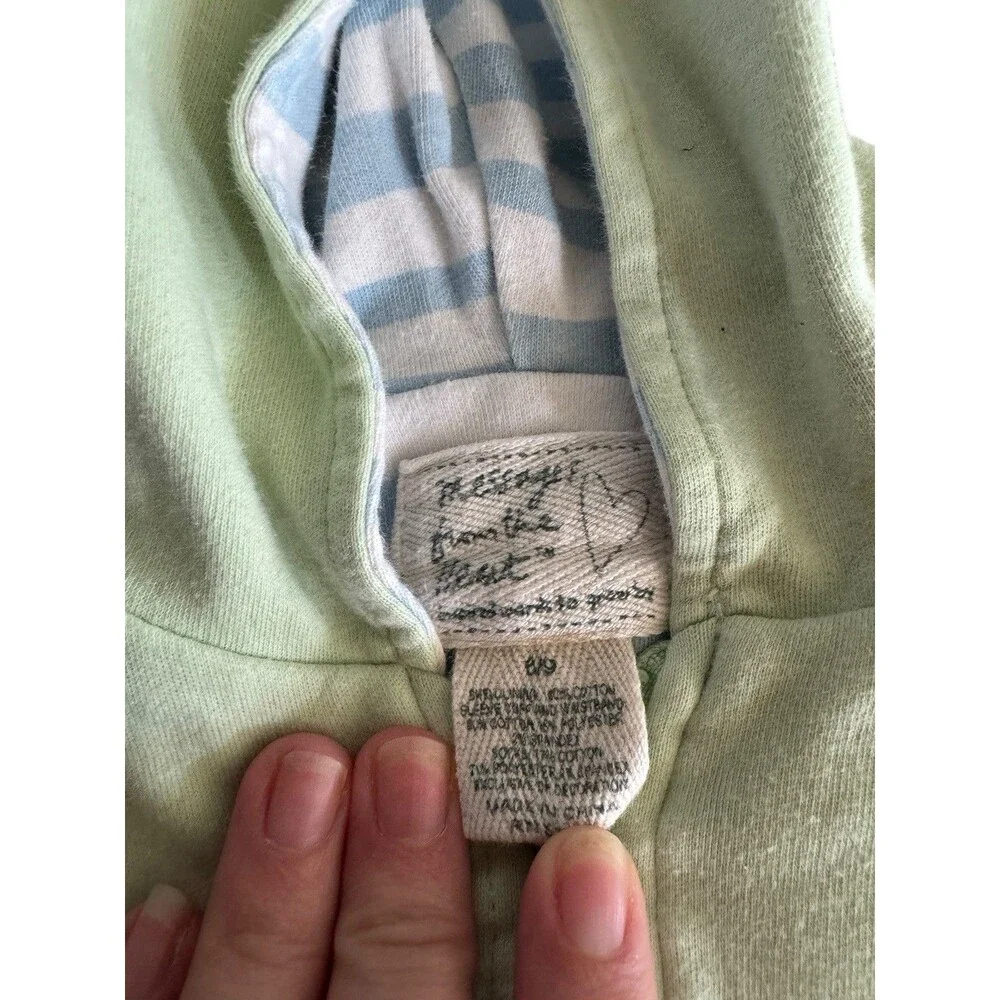 Baby Unisex Light Green Jacket‎ With Elephant 6-9 Months Messages From The Heart